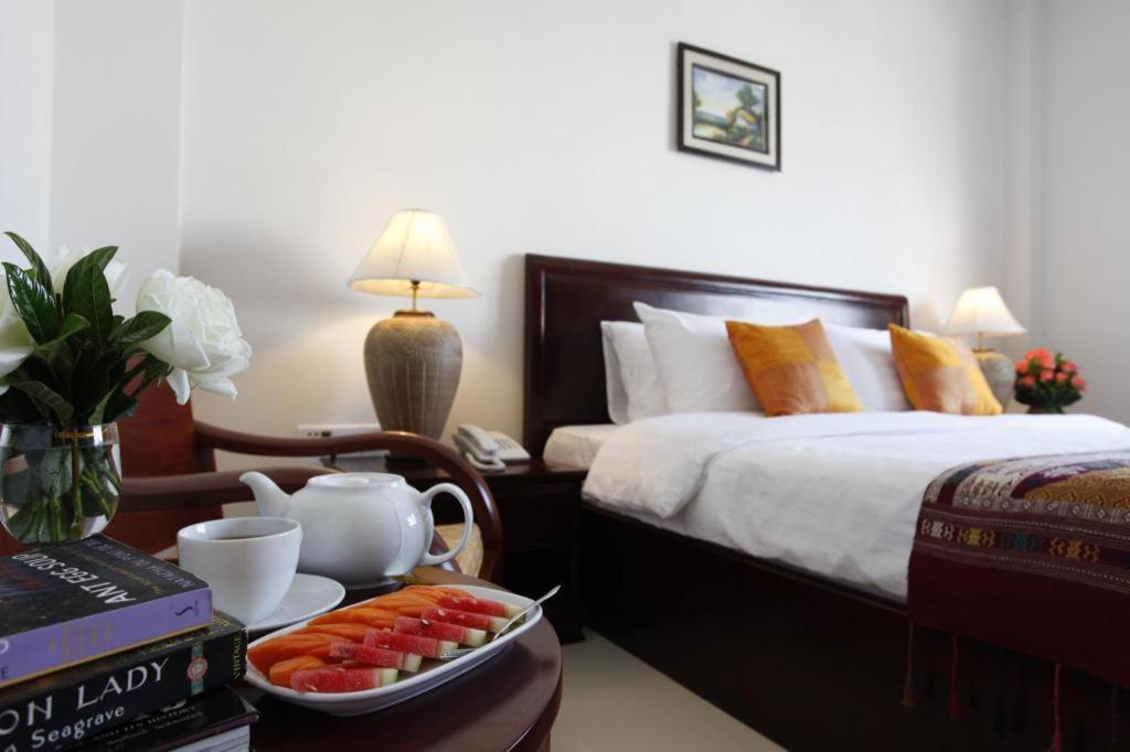 Lao Golden Hotel Vientiane Bagian luar foto
